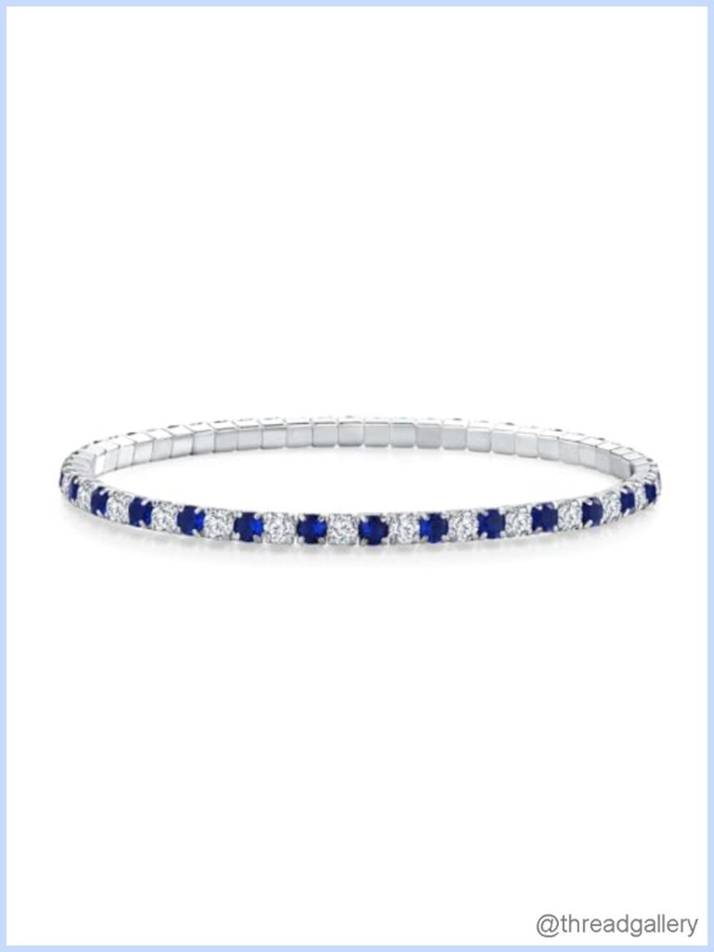 925 Sterling Silver Tennis Bracelet for Women Birthstone Jewelry